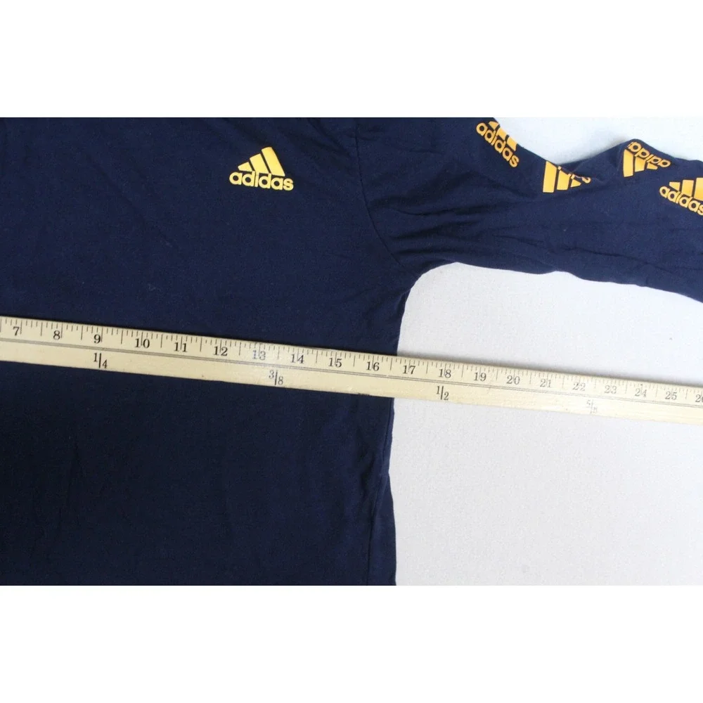 Adidas Youth Boy Blue Sweat Shirt Hoodie Long Sleeve Size Medium
